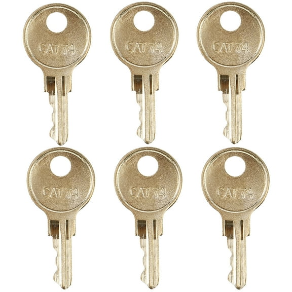 OUNONA 6-Pack Universal Paper Towel Dispenser Keys Replacement for Toilet Paper Dispensers Compatible with GAMCO B 263 Models