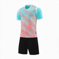 thumbnail image 4 of UAYOTSE Boy's Short 2 Pieces Set Boys Mesh Breathable Short Sleeve Shorts Set Sportswear Youth Basketball Suit,Sizes 5-6 Years, 4 of 4