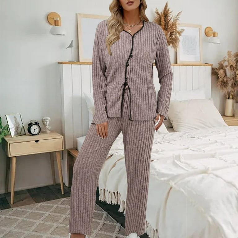 Womens knitted pyjamas hotsell