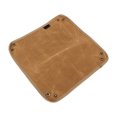 thumbnail image 3 of Bandeja de valet plegable, impermeable, resistente al desgaste, diseño de hebilla de metal, bandeja de valet para camping, escritorio, color caqui, 3 of 14