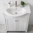 Design Element Marian 30" Single Sink Bathroom vanity in White with