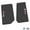 Black w/ Pink & White insert, variant on Flextread Floor Mats for 14-18 Jeep Wrangler JK 2-Door - Mopar Licensed Factory Fit - Black w/ Pink & White Jeep Wave w/o Wheel Insert - 100% Made in USA