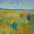 thumbnail image 2 of Schmidt, Jane 26x26 White Modern Wood Framed Museum Art Print Titled - Lake Shore II, 2 of 4