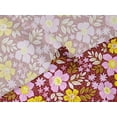 thumbnail image 5 of oneOone Velvet Red Fabric Leaves & Flower Floral Sewing Craft Projects Fabric Prints By Yard 58 Inch Wide, 5 of 5