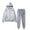 Light Gray, variant on Jogging Sets for Women 2 Piece - Long Sleeve Hoodie With Sweatpants Set Womens Matching Sets Fall Womens Activewear Sets