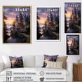 thumbnail image 4 of Designart "Castles Dusk Charm I" Cityscapes Floater Framed Wall Decor, 4 of 7