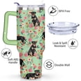 thumbnail image 3 of Cute Dog Design 40oz Tumbler with Handle - Double Wall Insulated Coffee Mug for Women - Dog Mom Gift Travel Cup with Straw, 3 of 7