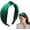 Green, variant on Knotted Headbands For Women Girls Green  Top Kot  Band Non Slip Wide Knot Headband Fashion Winter Hairband Stretchy Decorative Hair Accessories Costume Party Gifts