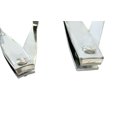 thumbnail image 4 of EZ Grip Nail Clippers - Stainless Steel Fingernail Clippers for Men & Women - E Z Grip Scissor Like Nail Clippers Set of 2 Nail Scissors (Small and Large) + 1 Nail Files PLUS Eyeglass Pouch, 4 of 6