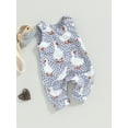 thumbnail image 3 of Western Baby Boy Girl Farm Outfit Chicken Romper Jumpsuit Sleeveless One Piece Summer Clothes, 3 of 7