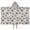 Pit Bull and, variant on Beagle and Floral Black Pattern Teens Hooded Bath Towel Wrap for Ages 3 To 12,Quick Dry Lightweight Soft Microfiber Bath Beach Pool,50"x30"