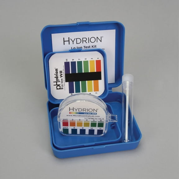 Hydrion Lo Ion Ph Test Kit, Ph 1.0 To 11.0