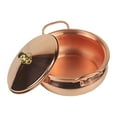 thumbnail image 3 of jifeng Copper Pot Copper Cookware Shabu Shabu Pot for Stovetop, Induction for Household 24cm, 3 of 9