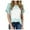 Sky Blue Trendy tops, variant on HAPIMO Sales Shirts for Women Casual Tie Dye Womens Summer Fashion Tops Round Neck Cozy Blouse Short Sleeve Shirt Classic-Fit Gradient Color Ombre Print Tee Shirt Purple L