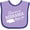 Lavender and Purple, variant on Inktastic Someone in Nebraska Loves Me Boys or Girls Baby Bib