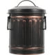 thumbnail image 2 of FELTECHELECTR Contenedor de cenizas con tapa para exteriores e interiores, cubo para almacenar carbón, soporte para carbón de barbacoa, accesorio para chimenea, 2 of 4