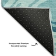 thumbnail image 5 of Addison Rugs Mayfield Premium Machine Washable Transitional Swirls Turquoise Rectangle Rug, 10' x 14', 5 of 6