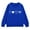 Blue, variant on KAUOD Girls Heart Print Sweatshirts Ribbed Cuffs Cute Crew Neck Pullover Tops Clothes Teen Kids Long Sleeve Cotton Hoodies