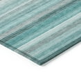 thumbnail image 4 of Addison Rugs Chantille Indoor/Outdoor Transitional Stripes Teal Washable Rectangle Rug, 5' x 7'6", 4 of 6