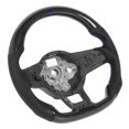 thumbnail image 1 of Volante perforado de napa, volante de fibra de carbono Volante de fibra de carbono Volante de fondo plano Valor excepcional, 1 of 9