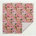 thumbnail image 6 of S4Sassy Pink Stripe & Ranunculus Floral Re-Usable Napkin Dinning Set Wedding Party Table Linen 18 x 18"(Pack of 6), 6 of 7
