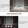 Silicone Door Stop Weather Stripping for Doors Door Seal Strip