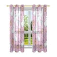 thumbnail image 7 of Yayeee Window Curtains Light Filtering 63"x42" Grommet Panel Pair Home Living Room Decor, Purple Halloween, 7 of 7