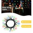 thumbnail image 5 of Perfect Holiday 30 LED Solar String Lights,Waterproof with Bubble Design Bulbs for Outdoor Home decor, Christmas, Parties, Garden - Multicolor, 5 of 12