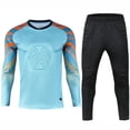 thumbnail image 1 of Chándal de portero de fútbol para adultos y niños, camiseta personalizada, uniforme de manga larga, traje de portero, 1 of 5
