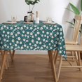 thumbnail image 3 of General Daisies Pattern Daisy Square Lace Tablecloth 54x72in, 3 of 8