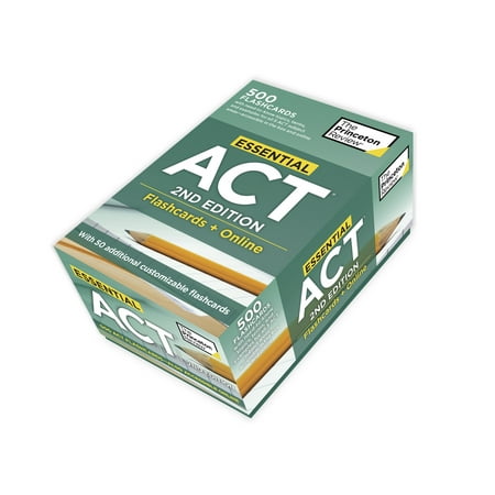 Essential ACT, 2nd Edition: Flashcards + Online : 500 Need-to-Know Topics and Terms to Help Boost Your ACT (Best Way To Help Your Credit Score)