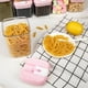 thumbnail image 5 of Juego de recipientes herméticos U-QE para almacenar alimentos, 10 unidades, color rosa, 5 of 9