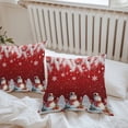thumbnail image 4 of Boanket Outdoor Pillow Covers 20 x 20 Inches, Red Christmas Waterproof Throw Pillow Cover Set of 2, Xmas Snowflake Balls Tree Decorative Square Cushion Covers for Patio/Tent/Couch/Garden, 4 of 7