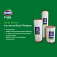 thumbnail image 3 of Clorox Silver Edition Advanced Pool Filter | Replacement for Waterway ClearWater II, ProClean 150, Unicel C-8414, Pleatco PA150S, Filbur FC-0822, and More | 150 sq ft Pleated Filter Media, 3 of 7