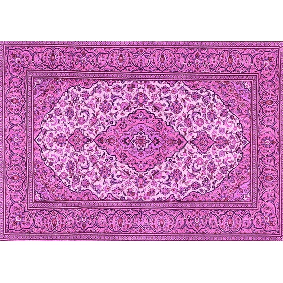 Ahgly Company Indoor Rectangle Persian Pink Traditional Area Rugs, 2' x 3'