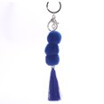 thumbnail image 1 of Pom Pom Keychain Handmade Bohemian Pompom Tassel Charm Handbag Charm for Women, 1 of 10
