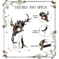 thumbnail image 2 of Attitude Studio Buck Deer Skull Animal Mask - Animal Halloween Mask Costume, Deer Skull with Antlers, Women and Mens Masquerade for Cosplay, Halloween, and Themed Parties - Copper, 2 of 8