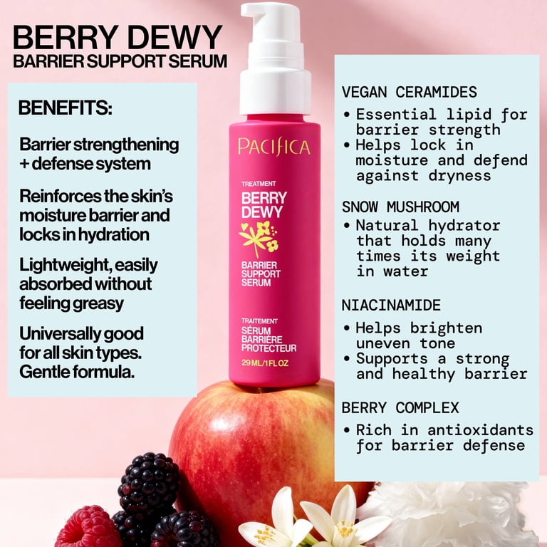 Pacifica Berry Dewy Barrier Support Serum 1 fl.oz - Walmart.com