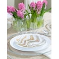 thumbnail image 2 of PLASTICPRO Elegant Plastic Dinner Plates Set Gold Silver Curve Plastic Silverware, 64 Pack, 2 of 6