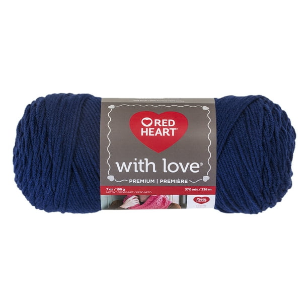 Red Heart With Love Acrylic Navy Yarn, 1 Each - Walmart.com