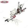 thumbnail image 3 of Arashi (Version 2.0) Rearsets for Suzuki Hayabusa GSXR 1300 2008-2020 Motorcycle Adjustable Footrests FootPegs Rear Sets GSX-R1300 GSX-R 1300 GSX1300R Gray 2011 2012 2013 2014 2015 2016 2017 2018, 3 of 6