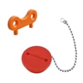 thumbnail image 1 of 38mm hose Boat Deck Fill Filler Replacement Cap and Chain Spare Key Fuel Water, 1 of 8