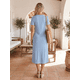 thumbnail image 3 of Vestido De Mujer Midi Casual Stretch Para Diario Y Salida, 3 of 5
