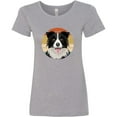 thumbnail image 3 of Inktastic Border Collie Cute Dog Women's T-Shirt, 3 of 5