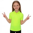 thumbnail image 6 of KAUOD Boys Girls Polo Shirts Short Sleeve Lapel Collar School 𝗨niform Tops Summer Preppy Casual Solid Pullover Shirt, 6 of 9