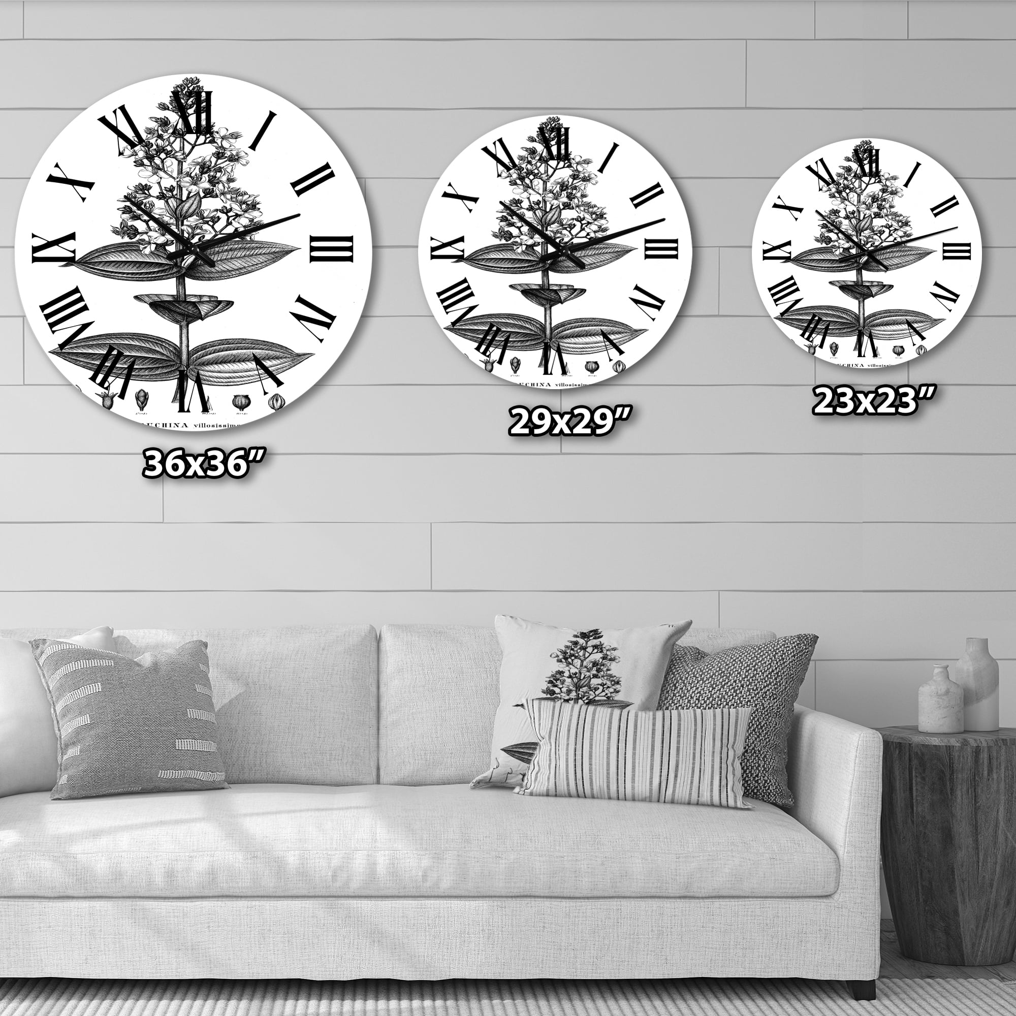 Designart 1 in Traditional Wall Clock