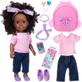 thumbnail image 1 of Set de silicona realista para bebé niña negra de 14.5 pulgadas de Ecore Fun, 1 of 7