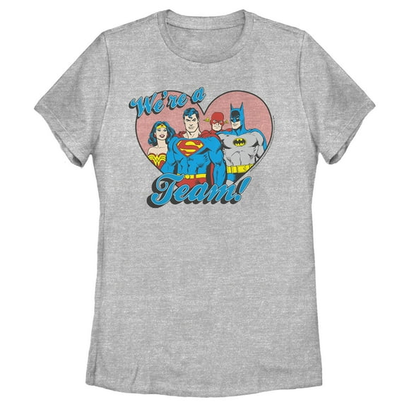 Women's Justice League We’re a Team Graphic T-Shirt