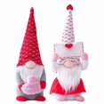 thumbnail image 1 of 2Pcs Valentine'S Day Decorative Gnomes, Handmade Valentines Gnomes, 1 of 5