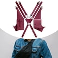 thumbnail image 1 of Bolso de hombro Steampunk con arnés, elegante bolso de hombro con correa para las axilas de PU para en bicicleta, 1 of 8